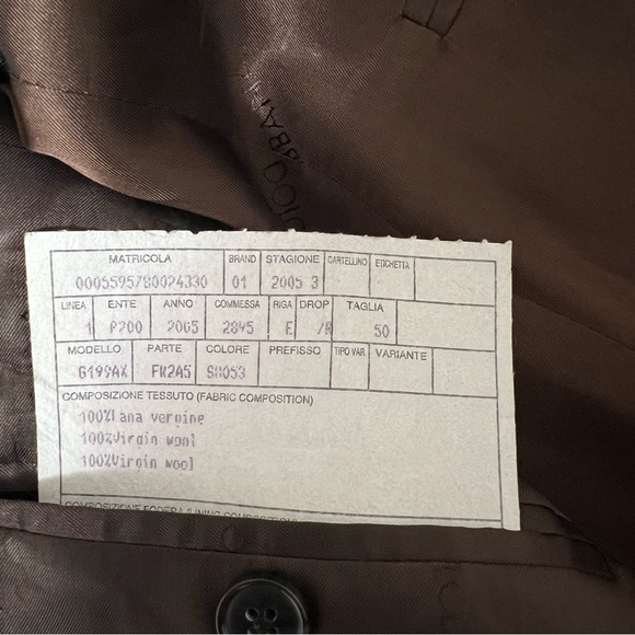 Dolce & Gabbana Sicily 2 pieces Suit In Stretch Pinstripe Wool men’s size 50 - Picture 16 of 16